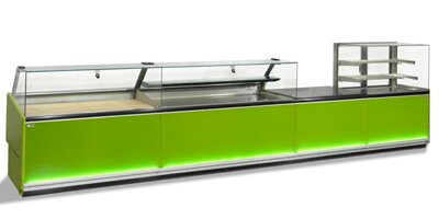Refrigerated Display Cases VB-90 Green Glass