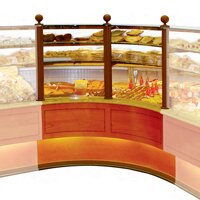 Refrigerated Display Cases VFR for Patisserie Wood