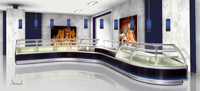 Refrigerated Display Cases VFL for Patisserie Arévalo