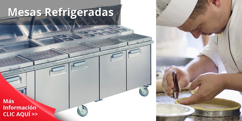 mesas refrigeradas