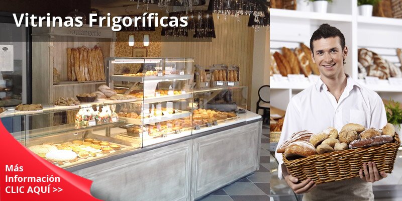 vitrinas panaderias pastelerias